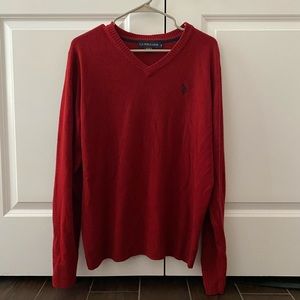 Polo wine red sweater